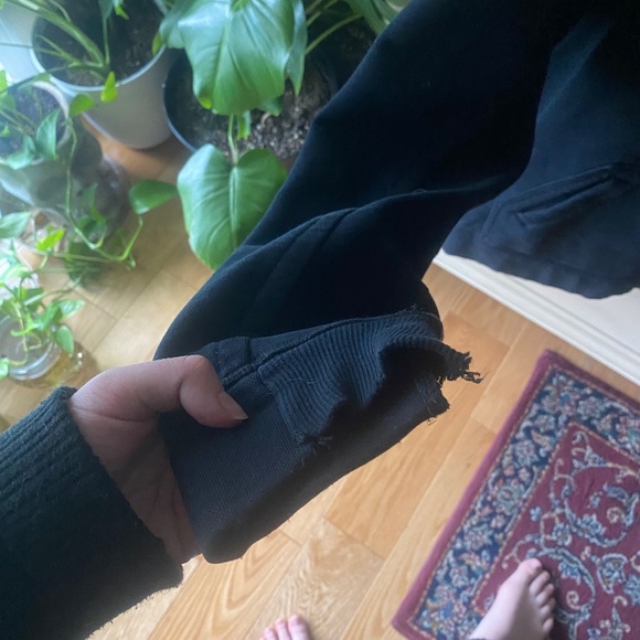 Lululemon Full Zip-Up Hoodie Black Heavy EUC Vented Jacket - Picture 5 of 8